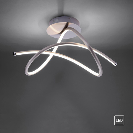 VIOLETTA LAMPA SUFITOWA STALOWY (15441-55) - Paul Neuhaus