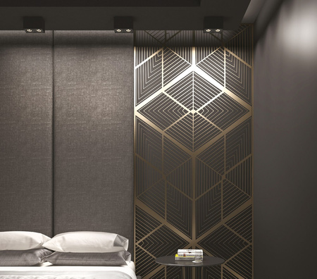 Plafon Basic Square II czarny (C0089) Max light