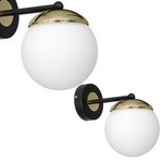 Kinkiet SPARTA BLACK / GOLD 1xE14 (MLP6512) - Eko-Light