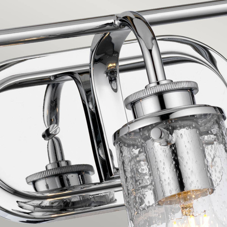 Kinkiet Braelyn - 3 źródła światła - Polerowany chrom (QN-BRAELYN3-PC) - Quintiesse