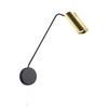 Kinkiet Futuro 1 z wysięgnikiem (LP-17001/1WL GD/BK) - Light Prestige