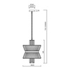 Żyrandol AURELIA CHROME 8xE14 (ML0404) - Milagro