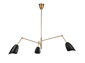 Lampa wisząca RAGNO czarna 150 cm (ST-8625P black) - Step into Design