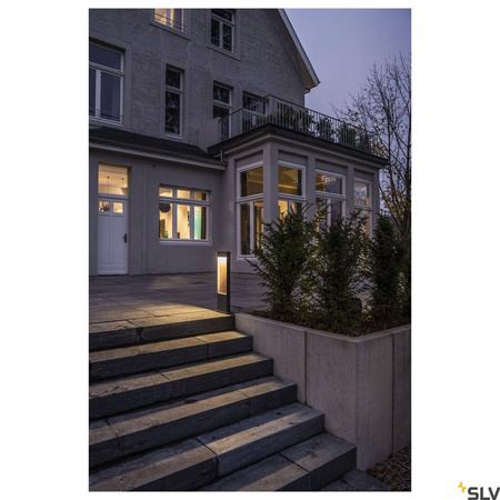 FLATT POLE 65, zewnętrzna lampa stojąca LED, 3000 K, IP65, kolor antracytowy/brązowy (1002957) - SLV