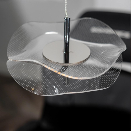Lampa wisząca chrom Mariposa 3000K (LA102/P_chrom_3000K) - ALTAVOLA DESIGN