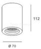 Plafon betonowy tuba NAOS II (D348049)