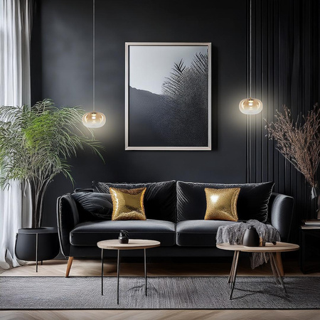 Lampa wisząca VASO 1 AMBER 4W (ML1399) - Milagro