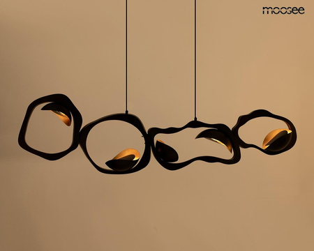 Designerska lampa wisząca TORRE czarna (MSE1501100571) - Moosee