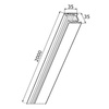 Szyna 2m T-RACK SYSTEM (4380) - ARGON