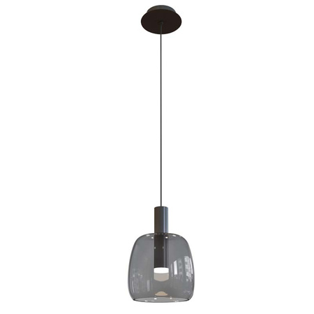 PENDANT LIGHT GLASS 5W SMOKE GRAY (1967 Zambelis) - Zambelis