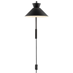Lampa ścienna DIAL Nordlux E27 40W Metal Czarny