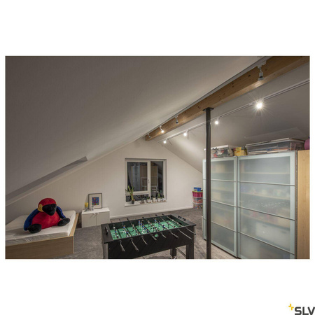 PURI, spot do szyny wysokonapięciowej 3-fazowej, QPAR51, kolor biały, maks. 50W, z adapterem 3-fazowym (153561) - SLV