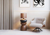 Lampa stojąca SAWA WOOD palisander (41138118) - KASPA
