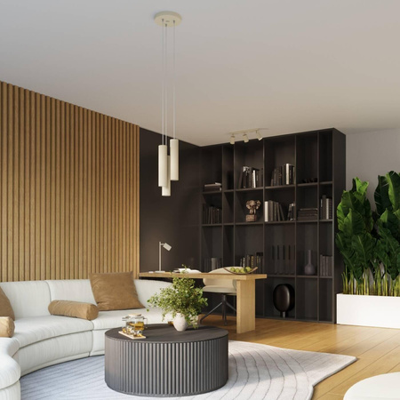 Kinkiet KARBON 30 beżowy (SL.1596) - Sollux Lighting