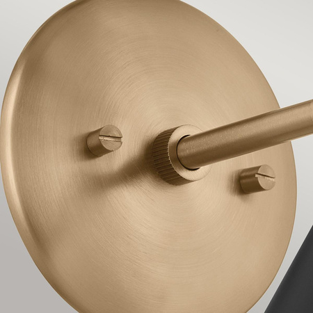 Kinkiet Phix - 2 źródła światła - Szampański brąz (KL-PHIX-1W-CBB) - Elstead Lighting