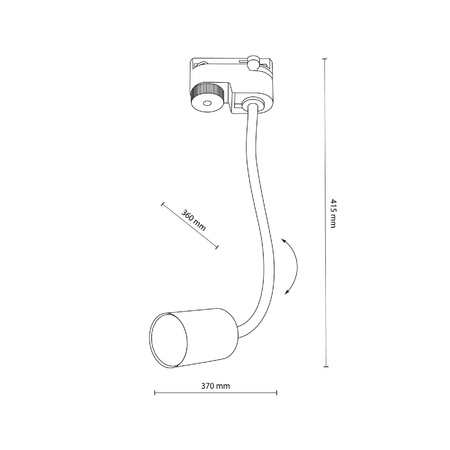 Lampa do szynoprzewodu TRACER GOLD G_9 FLEX (6612) - TK Lighting