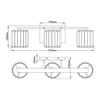 Kinkiet Divine (QZ-DIVINE3-PC-BATH) - Elstead Lighting