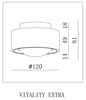 LED lampa VITALITY EXTRA-10W DIM White IP20 CRI90 3000K (03377W) - ZARlight