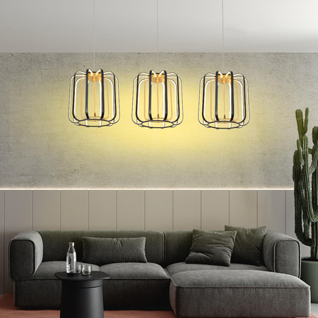 XARA Lampa wisząca potrójna prosta (7210-0310) - Aviano Lighting