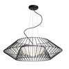 PENDANT 3L GALSS STEEL BLACK (1545 Zambelis) - Zambelis