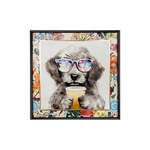 Obraz COFFEE DOG 100x100 cm (KH1501100281) - King Home