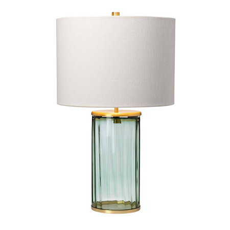 Lampa stołowa Reno - 1 źródło światła - Zielone/ Stary mosiądz (QN-RENO-GREEN-AB) - Quintiesse
