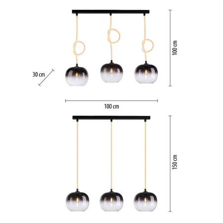 Lampa wisząca LUMA (2411-18) - Paul Neuhaus