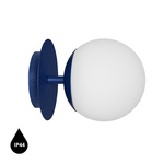 PLAAT C granatowa lampa ścienna / kinkiet z podwyższoną szczelnością IP44 (PLC1130S0) - Ummo