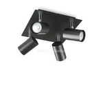 Plafon Spot PL4 kol. czarny (156781) Ideal Lux