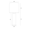 Lampa Stołowa RIVA (8315) - Argon