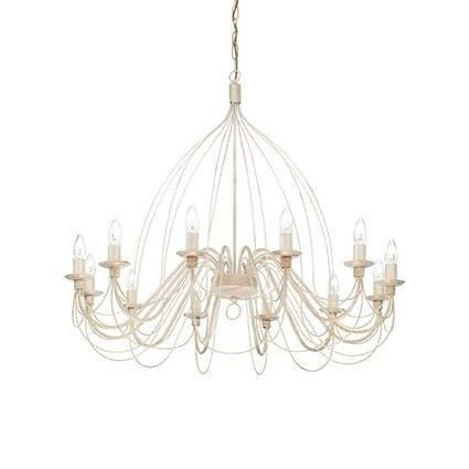 Lampa wisząca CORTE SP12 kol. rdzawy (097671) Ideal Lux - żyrandol