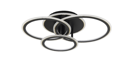 LUNAR LAMPA SUFITOWA CZARNA-ZŁOTA/BLACK-GOLD (MS238130-BK) - Zuma Line