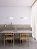 Lampa wisząca VERSALE Nordlux E27 2x15W Metal Biały