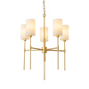 Lampa wisząca DARLING żyrandol złota 60 cm (ST-9501-5 GOLD) - Step into Design