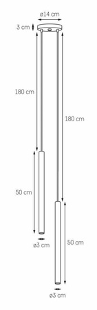 Lampa wisząca ROLL 2 (11178202) - KASPA