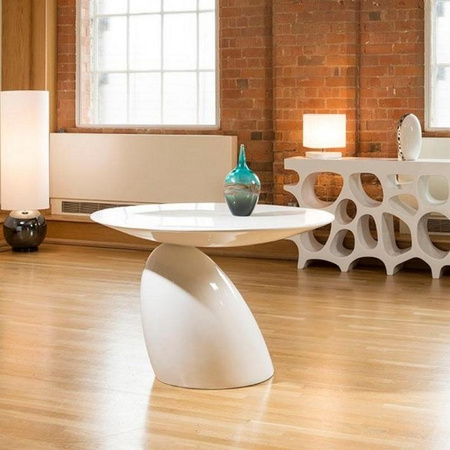 Stół FUNGO GRANDE biały - włókno szklane (JH-064-1) - King Home