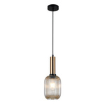 Lampa Wisząca Antiola (PND-5588-1M-BRO+AMB) - Italux