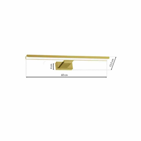Kinkiet SHINE GOLD 60cm 13,8W LED (ML5734) - Milagro