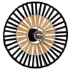 CEILING LIGHT BLACK BAMBOO 1XE7 MAX 40W (19253 Zambelis) - Zambelis