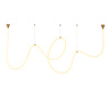Lampa wisząca SNAKE LED wąż ledowy złota 500 cm (MD1021-5 gold) - Step into Design