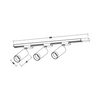 Zestaw Oprawa Mica Track Biały + Chrom 3xGU10 1m (ML2105) - Milagro