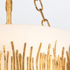 Lampa wisząca Sawgrass - 3 źródła światła - Płatkowe złoto (QN-SAWGRASS-2P-DG-O) - Quintiesse