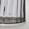 Lampa stołowa Reno - 1 źródło światła - Dymione szkło/ Polerowany nikiel (QN-RENO-SMOKE-PN) - Quintiesse