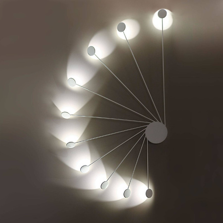 Lampa sufitowa, ścienna HELIX 10 Biała (0047.10.BI) - Vivida