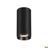 NUMINOS® CL PHASE M, wewnętrzna oprawa sufitowa natynkowa LED, czarna/czarna 4000 K 60° (1004236) - SLV