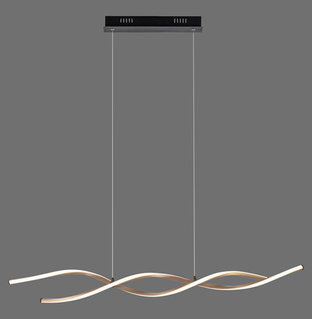 POLIA LAMPA WISZĄCA CZARNY/ZŁOTY (9142-18) - Paul Neuhaus