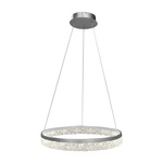 Lampa wisząca GALA SILVER 25W LED (ML2242) - Milagro