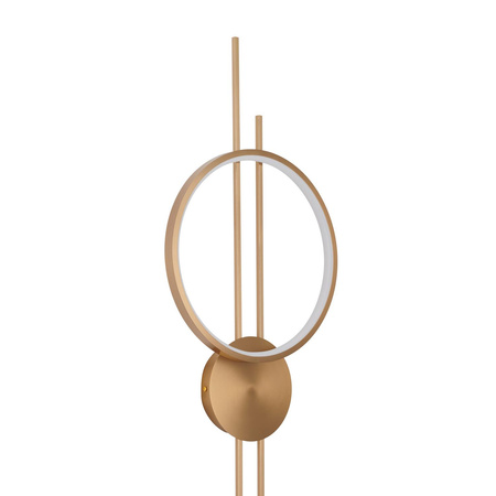 Designerska lampa ścienna ECLIPTICA LED złota 100 cm (ST-DL8532) - Step into Design