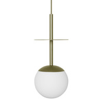 PLAAT A oliwkowa sufitowa lampa wisząca (PLA1414P0) - Ummo