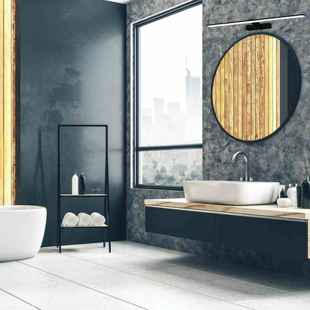 Kinkiet SPLASH BLACK 60cm 12W LED (ML5616) - Milagro